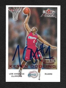 Keyon Dooling Signed Auto 2000-01 Fleer Focus Clippers Rookie RC Card #0401/2999 - Picture 1 of 2