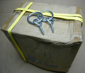 250 Anbinderinge mit Schraube für die Wand, Boxengasse Wandanker mit Ring - Bild 1 von 1