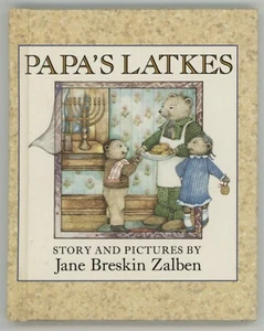 PAPA'S LATKES Jane Breskin Zalben Jewish Children's Holiday Story Mini Book - Picture 1 of 4
