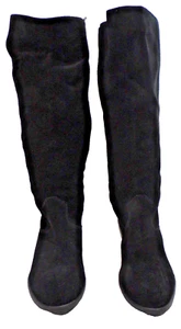 Vestido holgado de gamuza ANA media pantorrilla/botas informales 023-7002 negras talla 9,5 M - Imagen 1 de 19