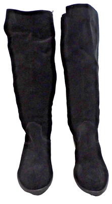 Vestido holgado de gamuza ANA media pantorrilla/botas informales 023-7002 negras talla 9,5 M Foto 1 de 4