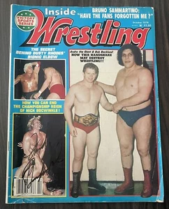 Nick Bockwinkel Autographed Wrestling Magazine - Picture 1 of 3