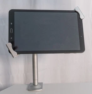 Table Mount with Lock Fixing Metal IN Grey for Tablet From 9 " To - Afbeelding 1 van 4