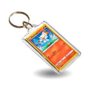 Pokemon Scorbunny TCG Tarjeta Inspirada Llavero/Llavero Estilo Clásico - Imagen 1 de 2