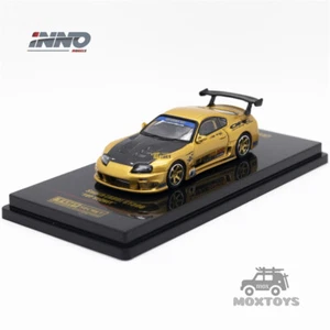 INNO 1:64 SUPRA (A80) TOP SECRET GT300 Gold Diecast Model Car - Picture 1 of 5