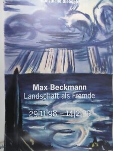 Max Beckmann Landschaft als Fremde Bielefeld 1998 Plakat 84x60cm O-4677