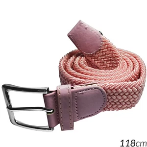 CINTURÓN FEMENINO CINTURON AJUSTABLE A GUSTO ELASTICO HEBILLA CUADRADA PANTALON - Imagen 1 de 3