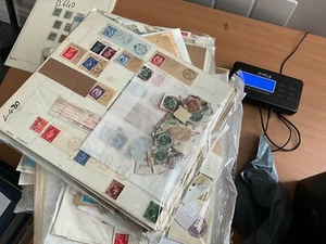 gb historia postal y matasellos 20 lotes sin vender QV A QE 5,4 kg enorme lote QV-QE5,4 kg - Imagen 1 de 19