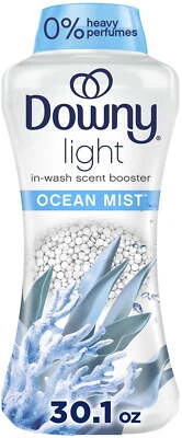 Downy Light Laundry Scent Booster Beads with Ocean Mist Scent, 30.1 oz