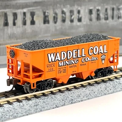 Bachmann 19561 Waddell Coal USRA 55 Ton Hopper WDLX 103 N Scale - Image 1 of 4