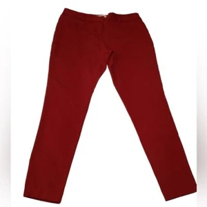 No Boundaries Red Straight Leg Casual Pants Classic Fit Size 13 - Picture 1 of 13