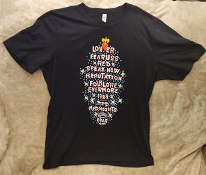 Simon New Orleans Local Art Taylor Swift Eras Tour T-Shirt Albums Discography L - Picture 1 of 7