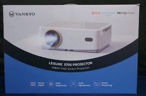 Vankyo - Leisure 570S - Portable 1080P Full HD Video Projector- Dolby Audio NEW - Picture 1 of 4