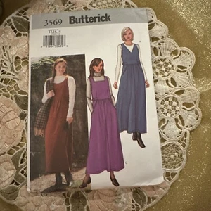 Jumper pequeño Butterick 3569 fácil de coser faltas y faltas talla 14-18 corte todas las piezas - Imagen 1 de 3