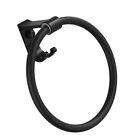 Towel Ring Hook Holder Bath Wall Mounted Hooks Water Proof Round