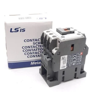 LS Electric MC-12b-AC120V Contactor 600V, 3-Pole, 1NO+1NC, 120VAC Coil, DIN Rail - Picture 1 of 7