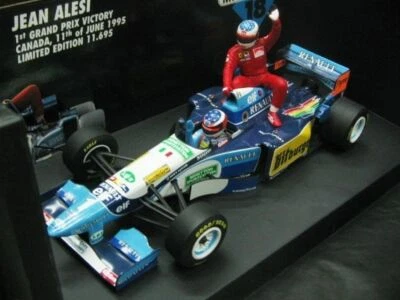 WOW EXTREMELY RARE Benetton B195 Schumacher Alesi Taxi Canada 95 1:18 Minichamps - Image 1 of 4