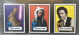 2023 TOPPS Throwback Thursday Star Wars Set 4 10-12 MACE WINDU AHSOKA TANO LANDO - Picture 1 of 2