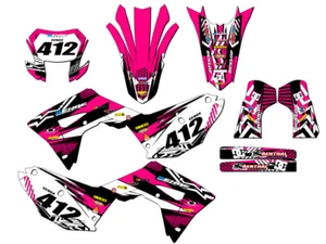 2019-2024 CRF 450 X MAYHEM Pink Senge Graphics Kit Compatible with Honda - Picture 1 of 10