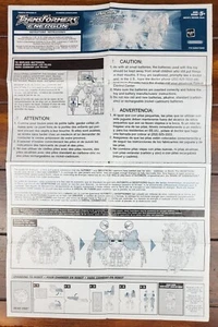 Transformers Energon Unicron Supreme Class Instruction Sheet Hasbro 2003 - Picture 1 of 5