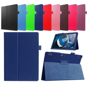 Protective Shell Case Smart Tablet Cover Leather For Lenovo Tab 3 4 8.0" 10.1" - Picture 1 of 17