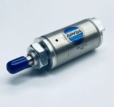 BIMBA, FESTO, REXROTH, NORGREN, ASCO BIMBA SR-171-V SINGLE ACTING SPRING RETURN CYLINDER 1-1/2"-BORE 1"-STROKE