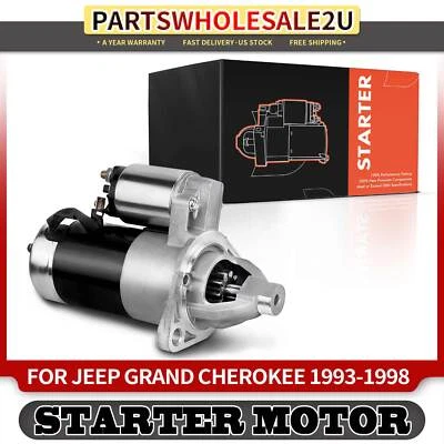 Starter Motor for Jeep Grand Cherokee 1993-1998  Wagoneer 1993 1.7kW 12V CW 10T - Изображение 1 из 4