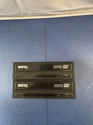 Lote de 2 grabadoras de CD BenQ 5232X 2 MB de caché 52X CD-R 32X CD-RW 52X CD-ROM | SIN PROBAR Foto 1 de 4
