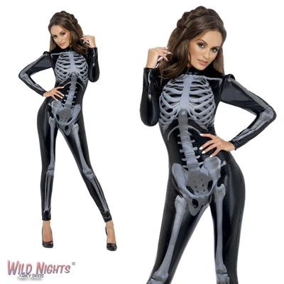 Mono esqueleto Miss Whiplash Halloween para damas Foto 1 de 2