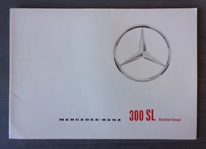 Mercedes Benz 300 SL ROADSTER & COUPE orig 1960 UK Mkt Verkaufsprospekt - W198 - Bild 1 von 10