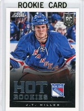 2013-14 Panini Score J.T. Miller Hot Rookies Red Back SSP Case Hit