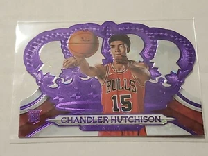 2018-19 Crown Royale Crystal Purple #151 Chandler Hutchison /25 - Picture 1 of 1