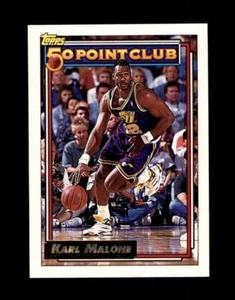 1992-93 Topps Set Break Gold #199 Karl Malone casi nuevo o mejor - Imagen 1 de 2
