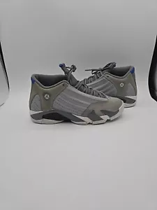 Air Jordan 14 BG Wolf Gris Azul 487524-004 Juvenil 7 - Imagen 1 de 21