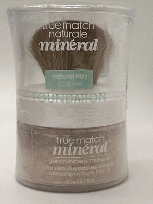 Loreal True Match Mineral Foundation Powder - Natural Ivory C1-2 / 461 - NEW - Image 1 of 4