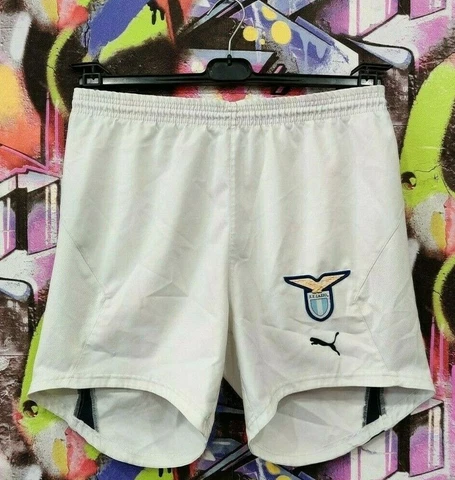 S.S. Lazio FC Italy Lazio Football Soccer Training Shorts Puma Mens Size L Cover