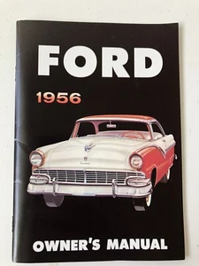 1956 Ford Owner's Operator's Manual Handbook Guide - Picture 1 of 6
