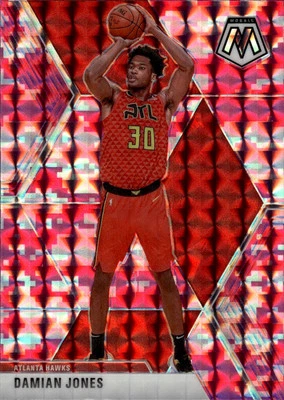 2019-20 Panini Mosaic Camo Pink #34 Damian Jones Atlanta Hawks - Image 1 of 2