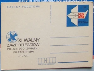 Polonia. Postal #596 XI CONGRESO GENERAL DE FILATÉLICOS 1974. - Imagen 1 de 1