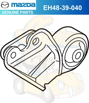 Genuine Mazda 2010-2012 CX-7 Rear Rubber Engine Mount EH48-39-040 - Image 1 of 1