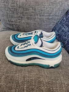 Nike Air Max 97 RF GS Blanco Azul Teal (BV0050-100) Talla UK 5 Y US 5.5 2018  - Imagen 1 de 12