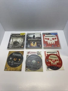 Resistance 1, 2 & 3 Trilogy Complete Collection PlayStation 3 PS3 Bundle Lot - Picture 1 of 7