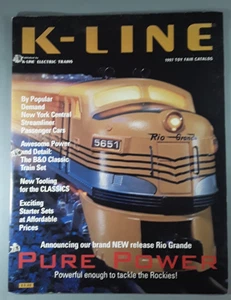 Catálogo de trenes eléctricos K-Line 1997 Toy Fair - Imagen 1 de 2