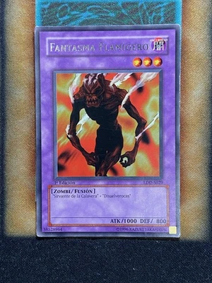 Yugioh Flame Ghost LOB-029 Rare 1st Ed SPANISH MP - Image 1 of 3