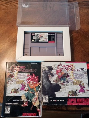 Chrono Trigger CIB SNES -Box, Instruction Book/Manual Cartridge- Authentic - Image 1 of 4
