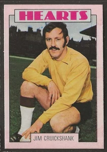 A&BC - FOOTBALL 1973 SCOTTISH (RED BACK) - #035 - HEARTS - JIM CRUICKSHANK  - Bild 1 von 2