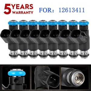 12613411 Set of 8PC Fuel Injector Fit for 2010-2013 Chevrolet GMC 4.8L & 5.3L - Foto 1 di 10