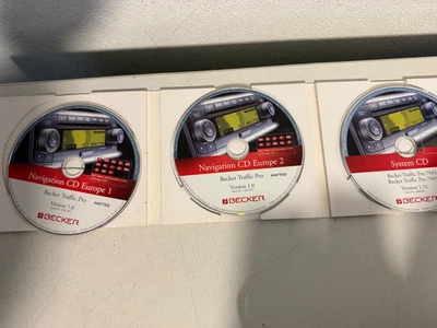 Becker Traffic Pro Version 1.0 Navigation CD Europe + System CD Sach Nr.1562.592 - Bild 1 von 4