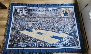 Coperta Kentucky Wildcats Basketball Rupp Arena Lexington KY con difetti - Foto 1 di 14