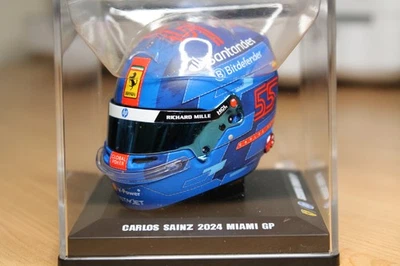 1:5 LookSmart SPARK Carlos Sainz 2024 Miami Helmet - Image 1 of 4